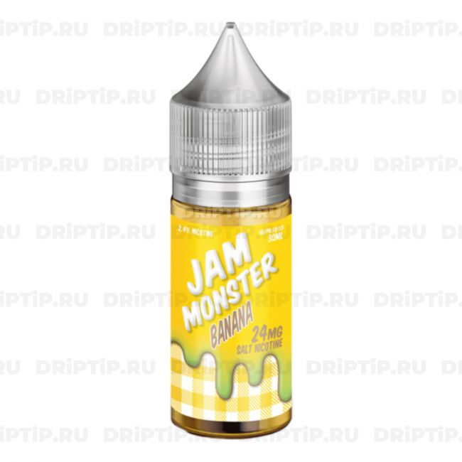 Жидкость Jam Monster Salt - Banana 10ml 